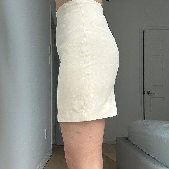 VINTAGE YELLOW PENCIL SKIRT - Picture 2 of 6